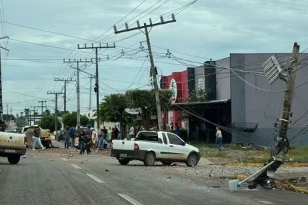 Acidente deixou dois jovens feridos no munic�pio de Sorriso 