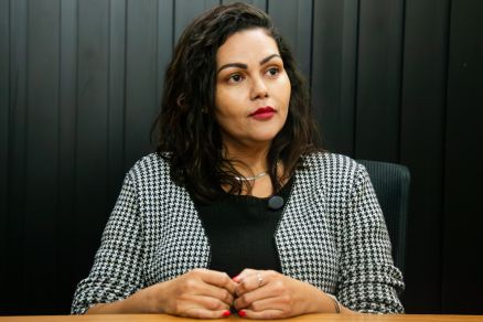 A neuropsicopedagoga Eliane Medeiros, que falou sobre o impacto da viol�ncia em crian�as 