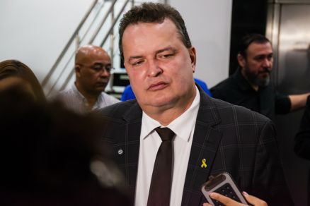 O presidente da AL, Max Russi, que comemorou conquista