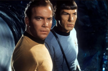 William Shatner e Leonardo Nimony na franquia Star Trek