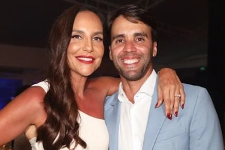 A cantora Ivete Sangalo e seu ex-marido, Daniel Cady