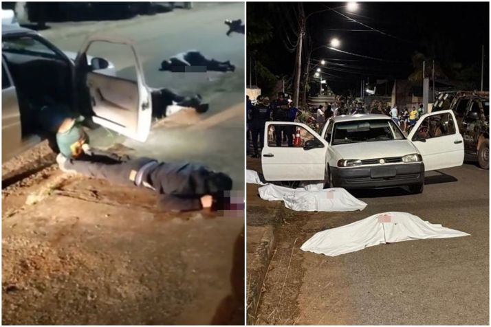 Quatro homens morrem em confronto com a PM no interior