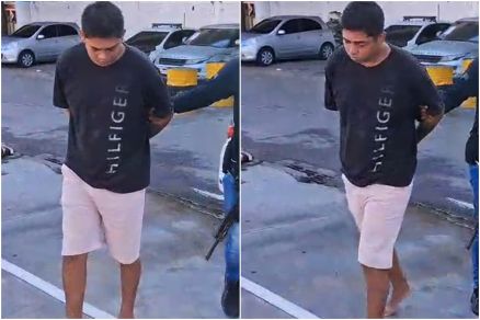 O criminoso foi surpreendido pela equipe da Pol�cia Civil do Rio de Janeiro, no bairro Sepetiba, situado a cerca de 500 metros da praia.