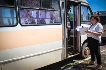 Opera��o Transporte Escolar Seguro realizada em Santo Ant�nio de Leverger.