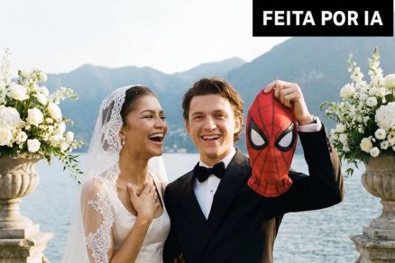 Imagens geradas por IA de Zendaya e Tom Holland se casando 