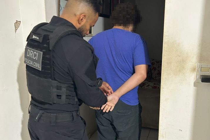 Pol�cia: cuiabano preso tinha imagens de beb�s sofrendo abuso