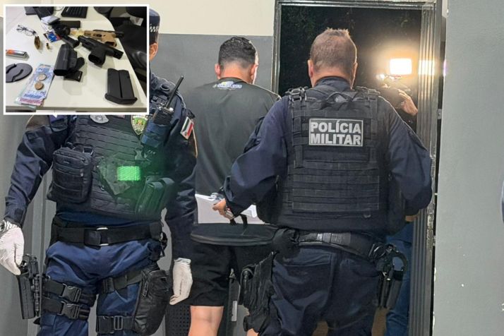 Policial penal � detido ap�s dar tiros e amea�ar frentista em VG