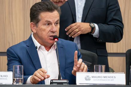 O governador Mauro Mendes, que tamb�m defendeu investiga��o