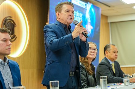 O conselheiro S�rgio Ricardo, que � presidente do TCE