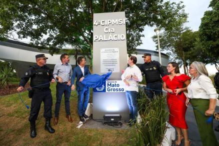 Autoridades participam da inaugura��o da nova estrutura da 4� CIPMSI