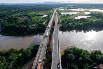 Nova ponte sobre o Rio Cuiab� na Rodovia dos Imigrante