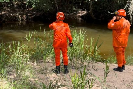 Bombeiros conseguiram localizar o corpo do idoso neste s�bado 