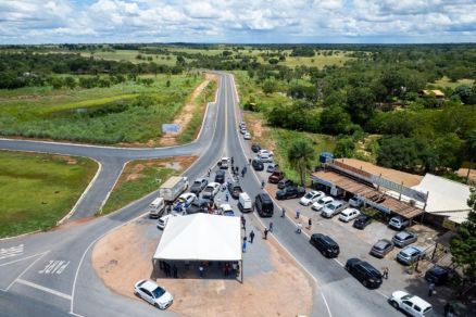 A rodovia MT-400, que foi inaugurada neste s�bado (21)