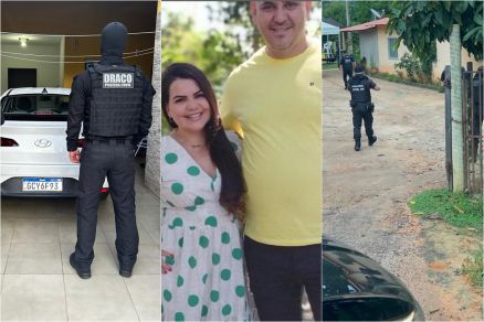 Geslaine e Ivonei, casal alvo de opera��o da Pol�cia Civil 