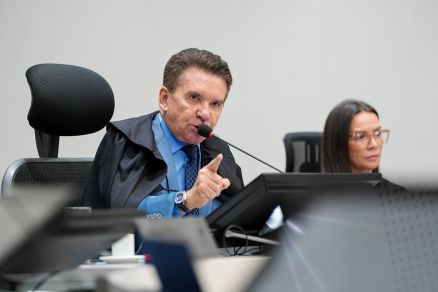 O presidente do TCE, o conselheiro S�rgio Ricardo