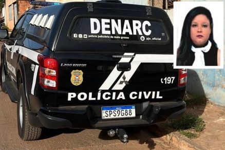 A advogada Jackeline Santana (detalhe), que foi alvo da Opera��o Iter Mali