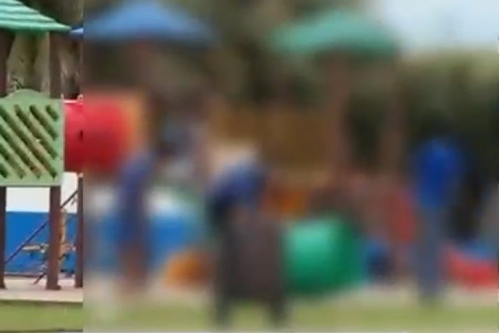 Adolescentes destroem brinquedos em parque; um � apreendido