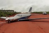 Aeronave com cinco pessoas tem pane e faz pouso for�ado em MT