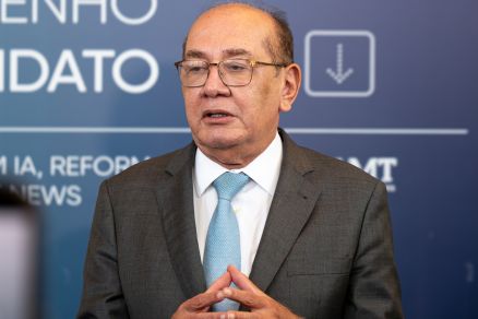 O ministro do STF, Gilmar Mendes, que minimizou 'Gilmarl�ndia'