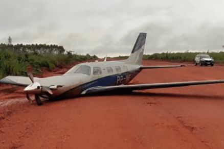Avi�o precisou fazer pouso for�ado em MT ap�s falha no motor