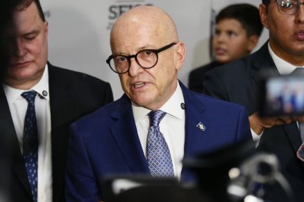 O novo governador de Mato Grosso, Otaviano Pivetta, que deu detalhes de seu governo ap�s ser empossado 