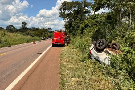 Acidente mata motociclista em rodovia de MT e deixa motorista ferido 