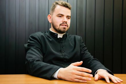 O Di�cono Pedro Henrique, que defendeu maior presen�a da Igreja Cat�lica nas redes sociais