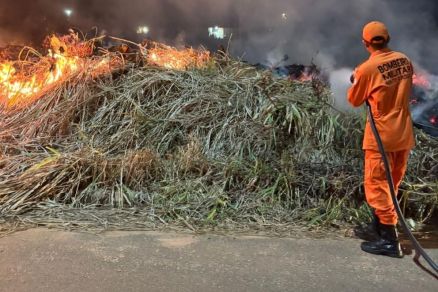 Um dos inc�ndios foi em Confresa e o outro em Juara; bombeiros controlaram fogo
