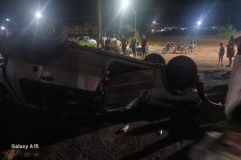 Motorista morre ao capotar o carro e ser arremessado em MT