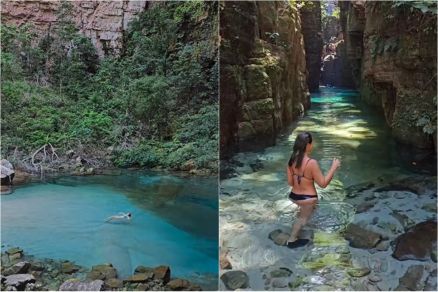 Influenciadora viraliza ao mostrar belezas naturais de Barra do Gar�as 