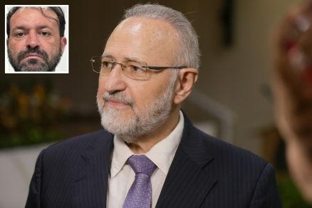 O desembargador Jorge Tadeu Rodrigues, que negou habeas corpus ao empresário Alexandre Pisetta (detalhe)