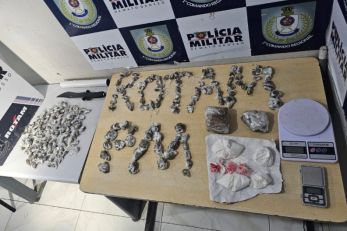 Rotam prende faccionado com 240 por��es de drogas em Cuiab�