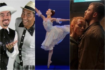 Nico e Lau, premia��o de festival de dan�a e novos filmes marcam final de semana 