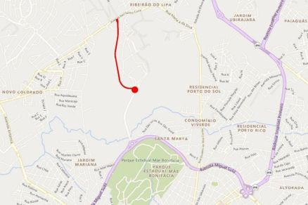 A via, que sai da regi�o da MT-010, termina atualmente na Avenida M�rio Palma