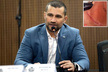 O secret�rio municipal de Esportes, Jefferson Neves, que foi atingido por um fio da rede el�trica