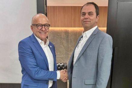 O governador Otaviano Pvietta e o secret�rio Juliano Manzeppi