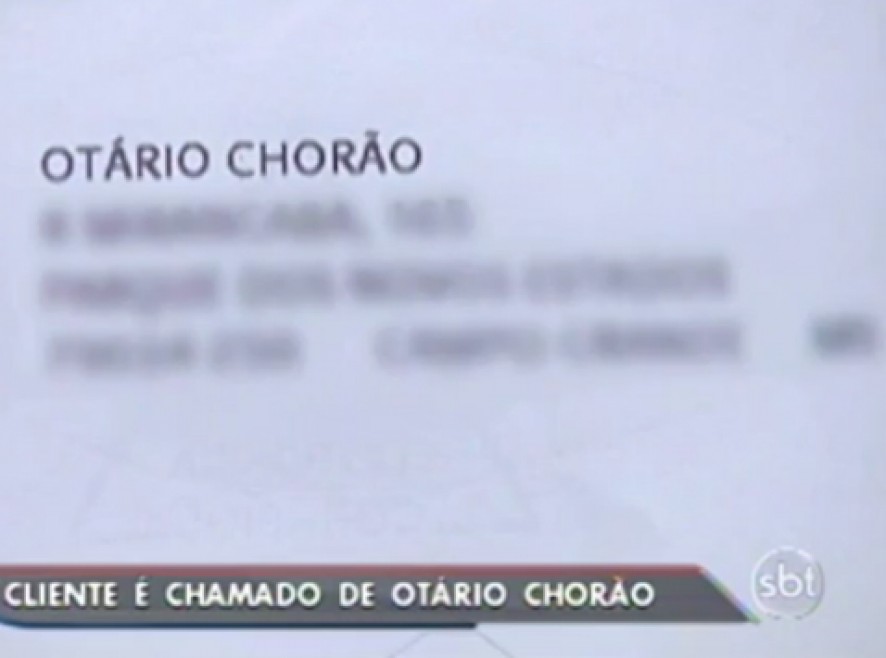 MidiaNews  Cliente chamado de 'Otário Chorão' recebe 