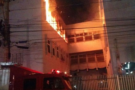 Incêndio antiga delegacia da mulher