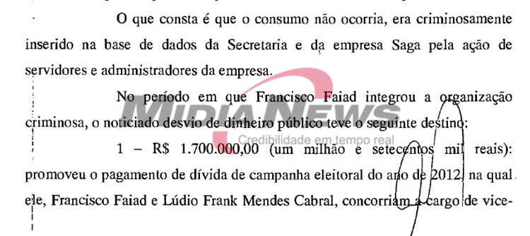faiad passou 1,7 milhão para pagar dividas de ludio print