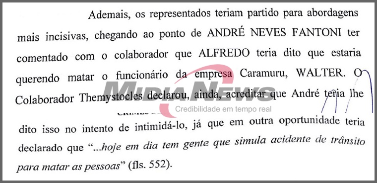 print andre fantoni ameaça