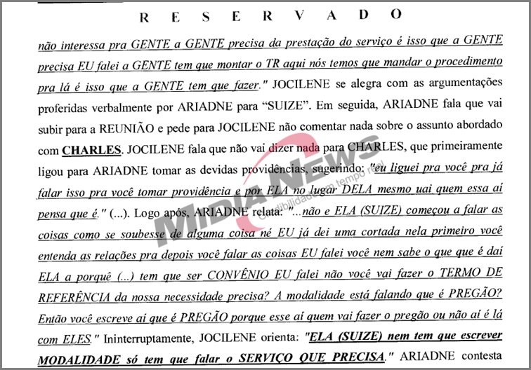 print jocilene assunção reclamando de servidora