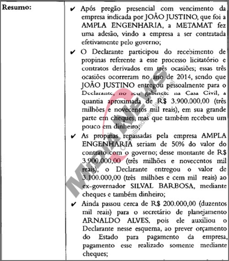print nadaf recebeu propina de joão justino