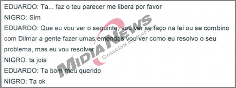 print cita&ccedil;&atilde;o a dilmar