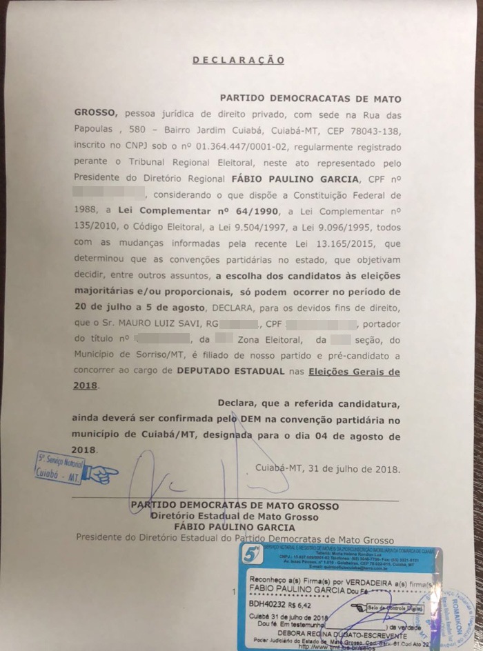 Documento Democratas