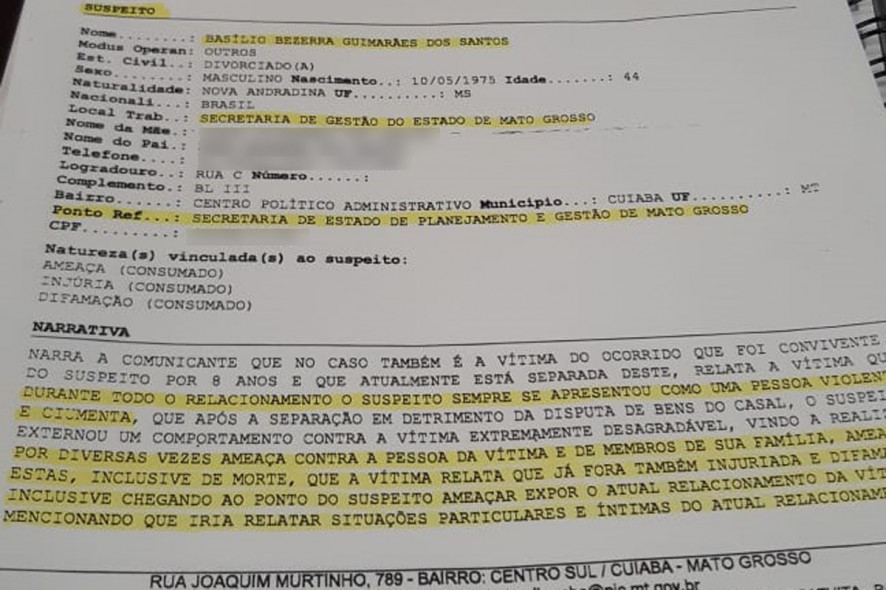 Boletim De Ocorrencia Por Desacato Ao Funcionario Publico Ex-mulher de secretário faz ocorrência e pede medida protetiva