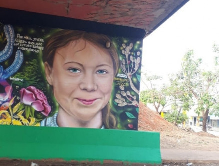 grafite greta Thunberg