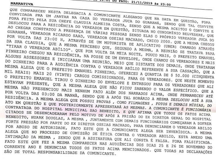 BO - servidora da saúde