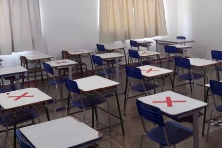 Salas de aula - covid