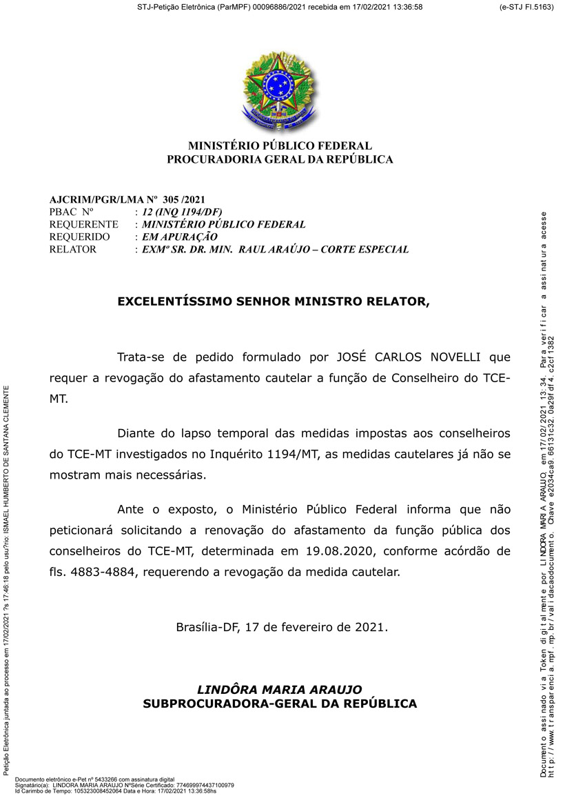 manifestação mpf