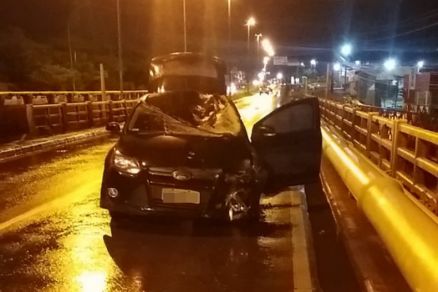 Acidente filho Sandra